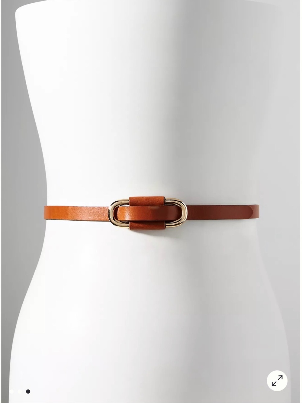 Anthropologie the Blake skinny belt XS in cedar - Picture 3 of 7